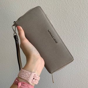 Michael Kors Gray Slate Wallet Wristlet